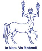 Latin for 'in the hands is healing'